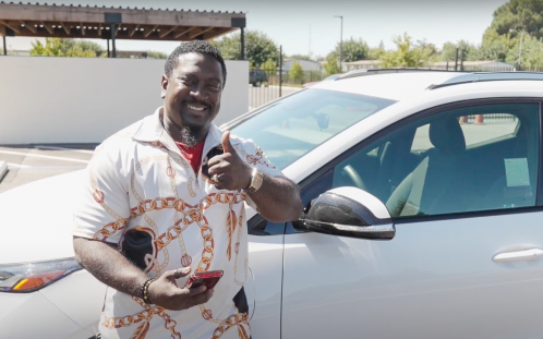 Charging electric car